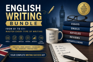 english writing bundle ( hibátlan írás csomag) egy óra ingyenes konzultációval